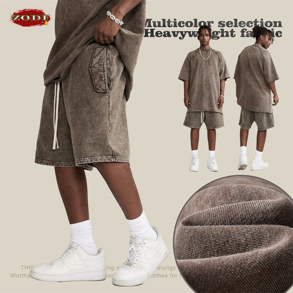 ZODF Washed Batik Shorts