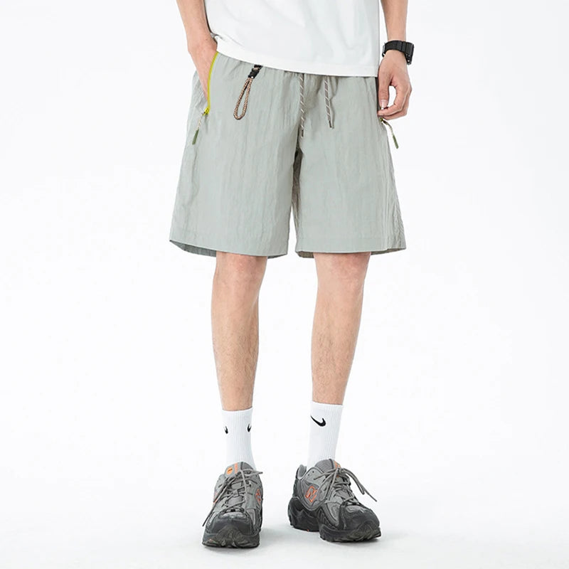 Lightweight Quick-Dry Water-Repellent Athletic Shorts