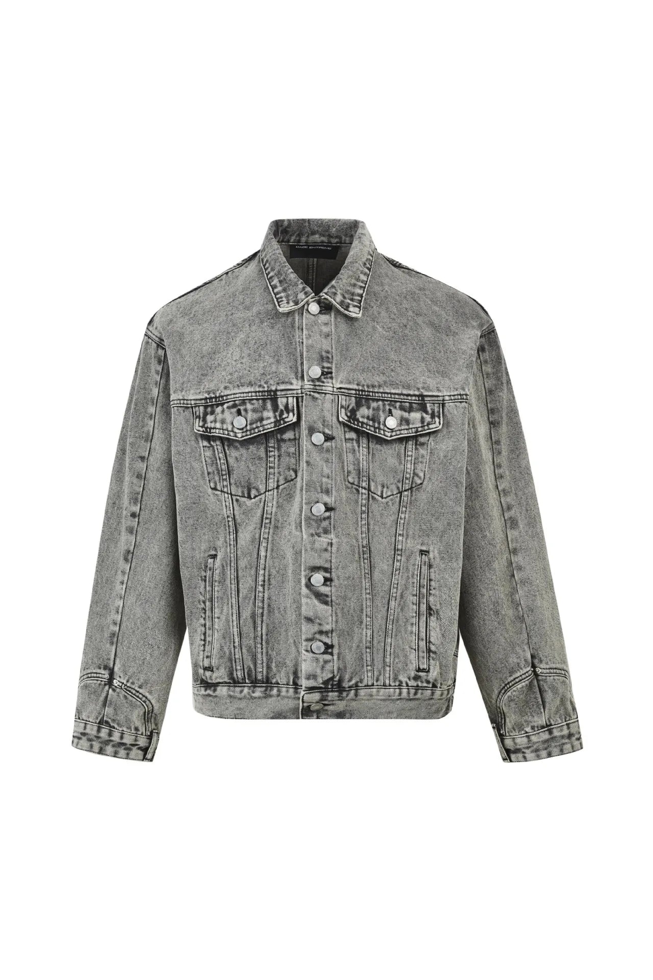 Heavy Industry Washed Anti-Car Denim Jacket