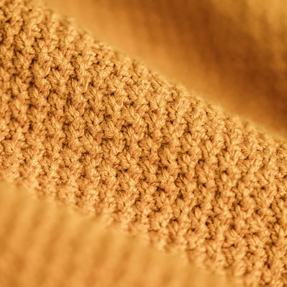 Vintage Half - Turtleneck Knitted Sweater