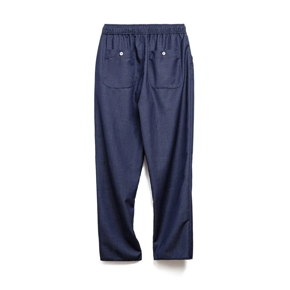 Vintage Style Straight Denim Pants