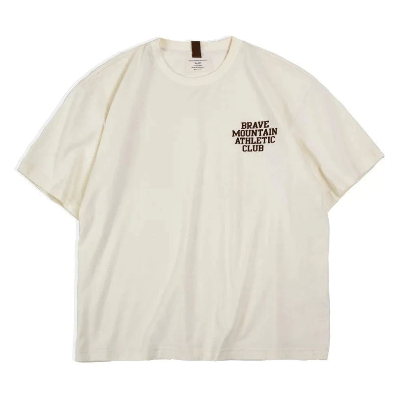 Stylish Short Sleeve Letter Print T-shirt