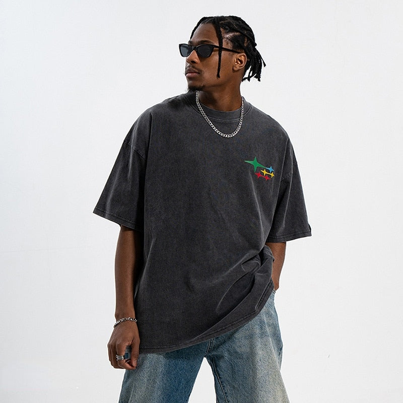 Oversized Back Graphic T-Shirt