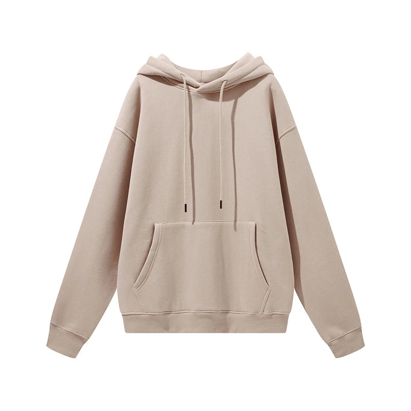 ZODF New Winter Basic Thick Fleece Hoodie