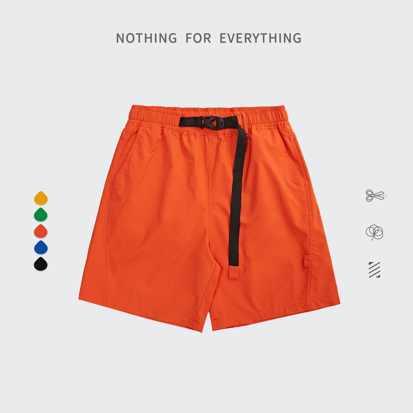 Candy Color Breathable Drawstring Waist Quick Dry Running Shorts