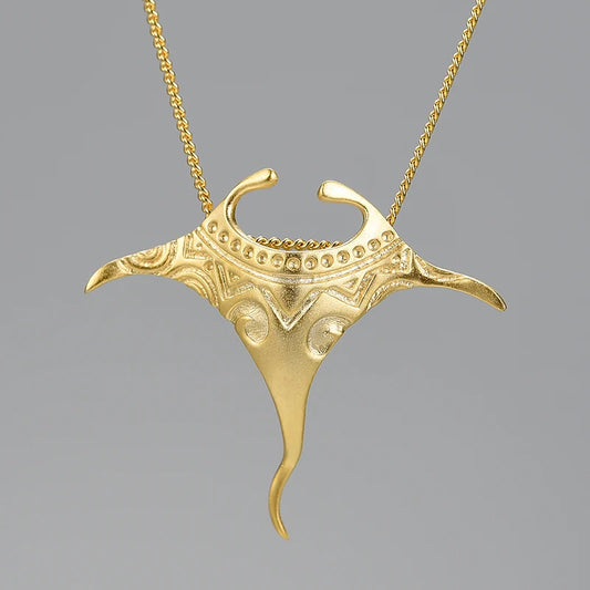 Manta Ray Fish Pendant