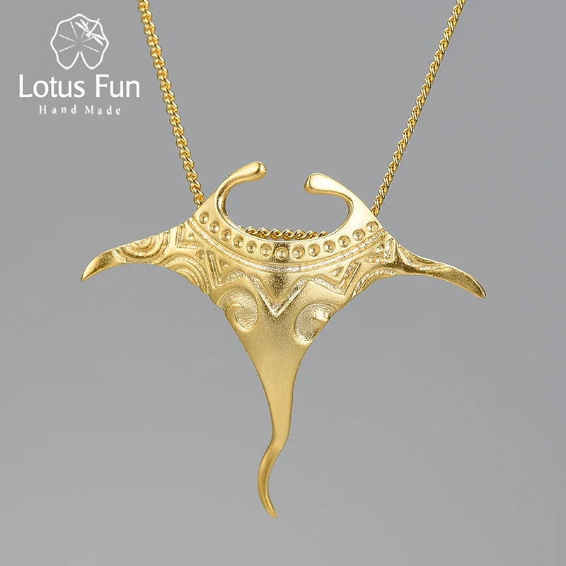 Manta Ray Fish Pendant