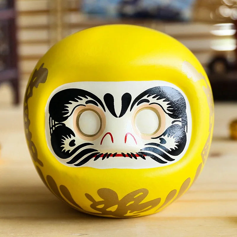 Japanese Ceramic Daruma Statue