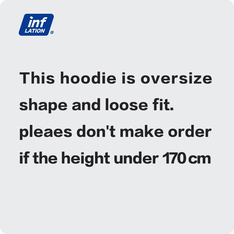 INFLATION Basic High Collar Drop Shoulder Oversized Sweatshirt