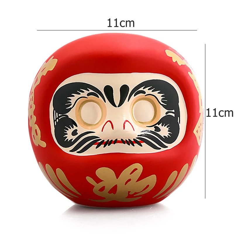 Japanese Ceramic Daruma Statue