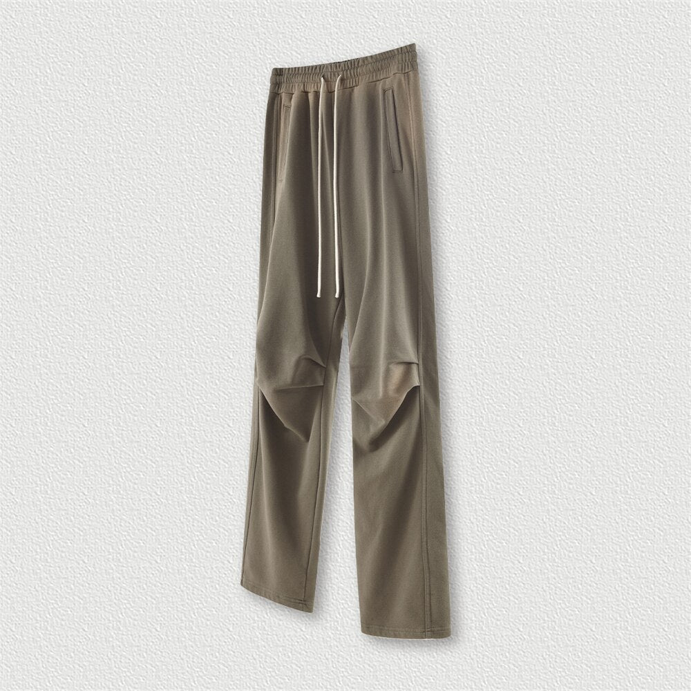 ZODF Monkey Washed Gradient Oversized Casual Pants