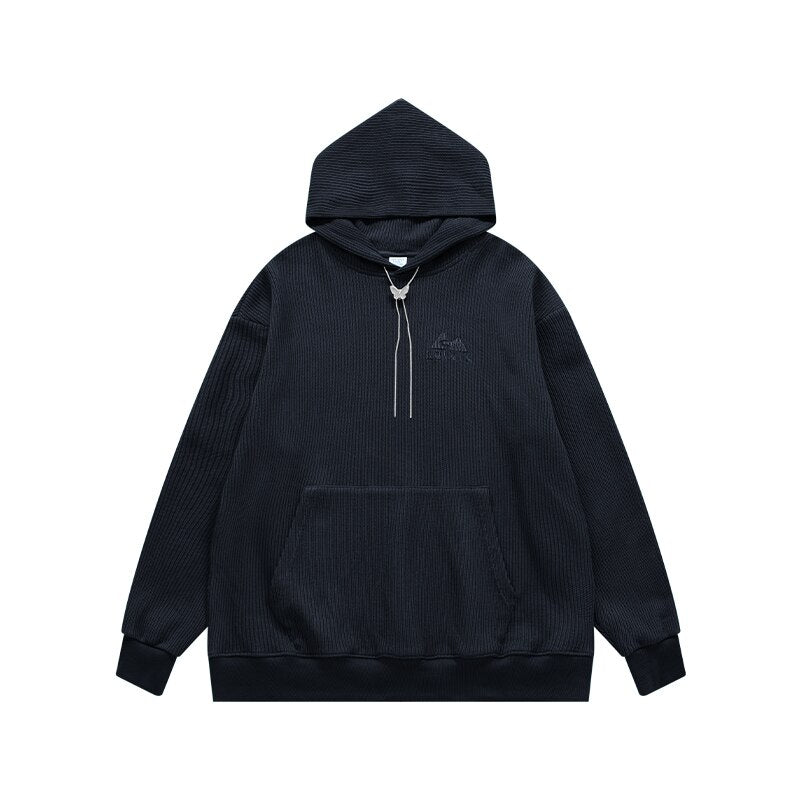 INFLATION Embroidery Knit Hoodie