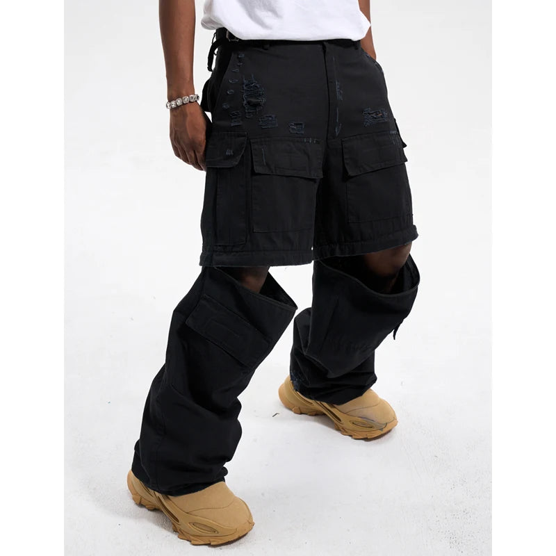 Detachable Baggy Cargo Pants