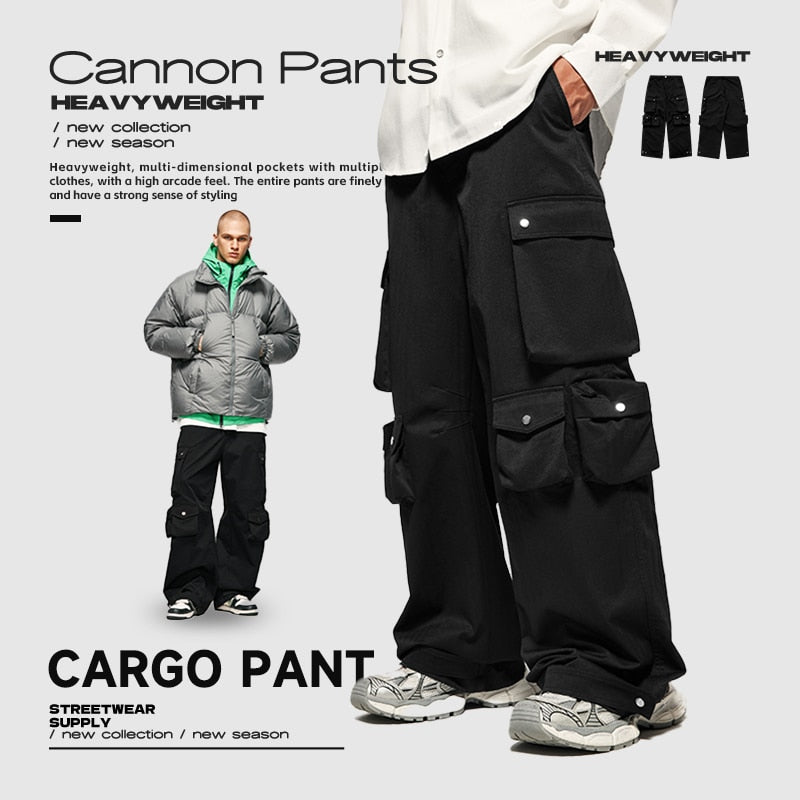 INFLATION High Street Block Pockets Techwear Cargo Pants