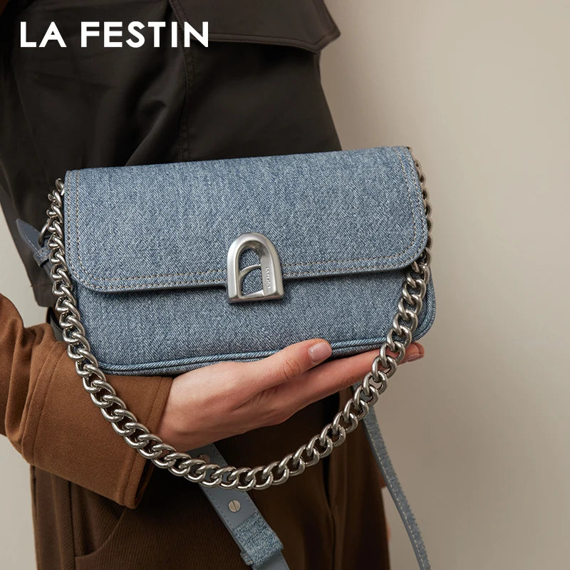 LA FESTIN Chain Shoulder Bag