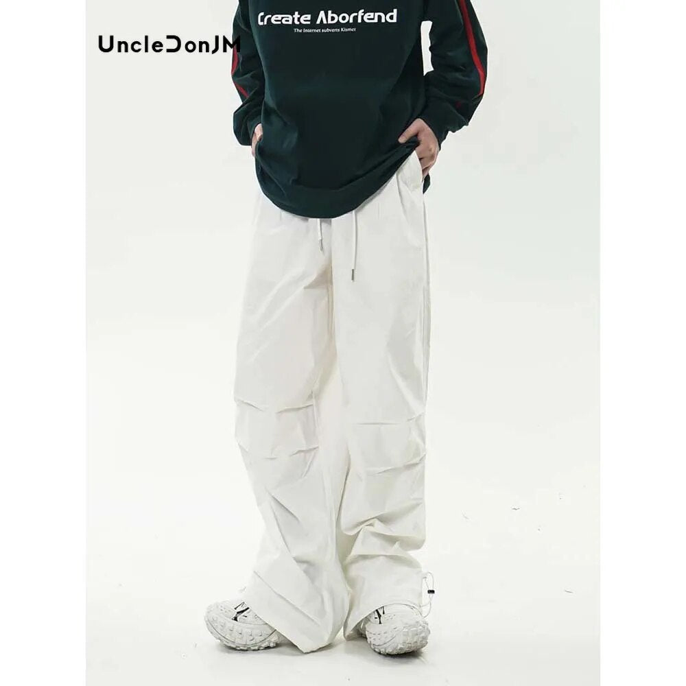 UncleDonJM Drawstring Baggy Pants