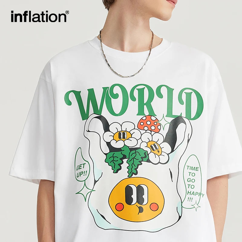 Funny Graphic Cotton Oversized Tees