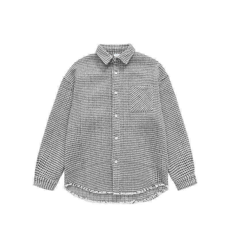 INFLATION Oversized Plaid Shirt Jacket