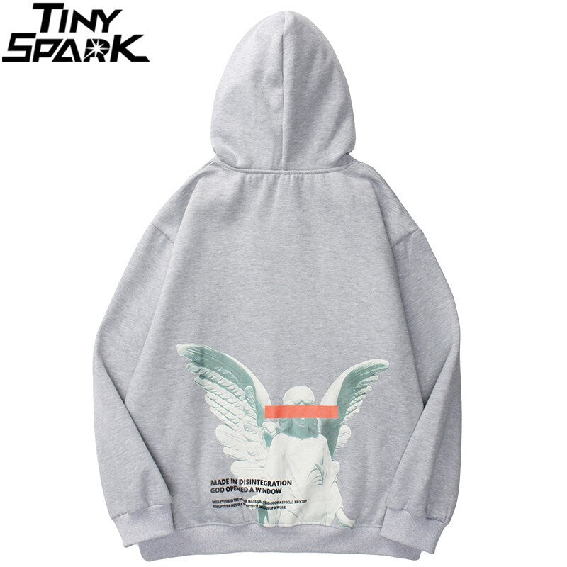 Angel God Printed Hoodie