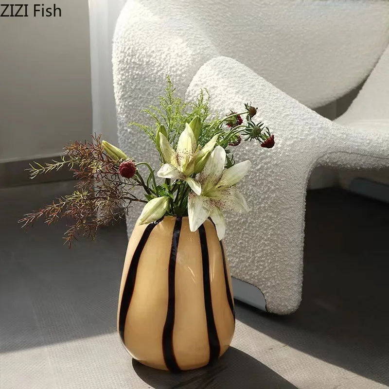 European Pumpkin Flower Pot