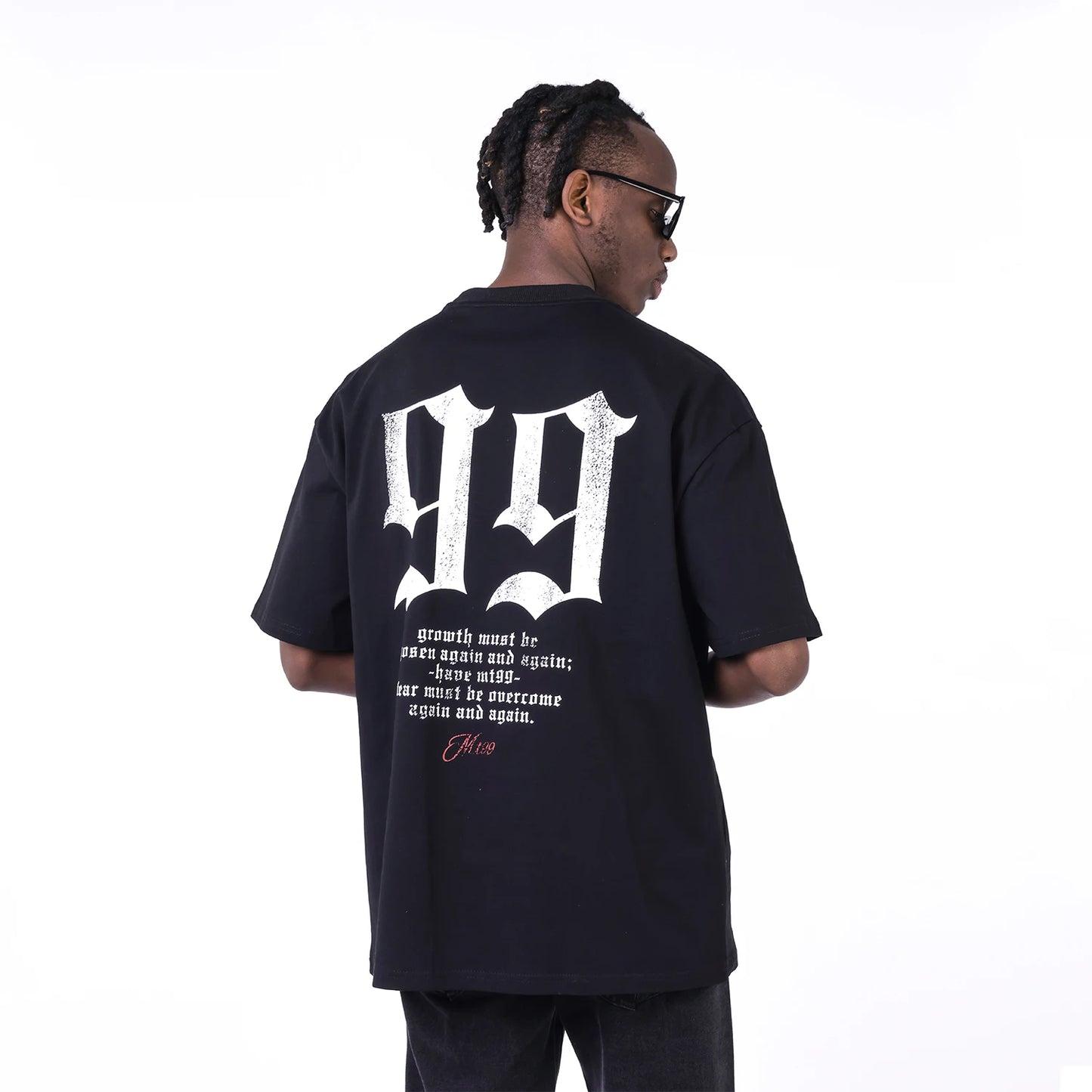 UncleDonJM 99 Text Graphic T-Shirt