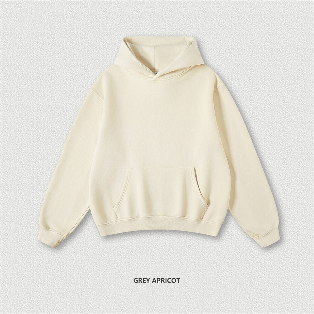 ZODF Washed Fleece Oversized Hoodie