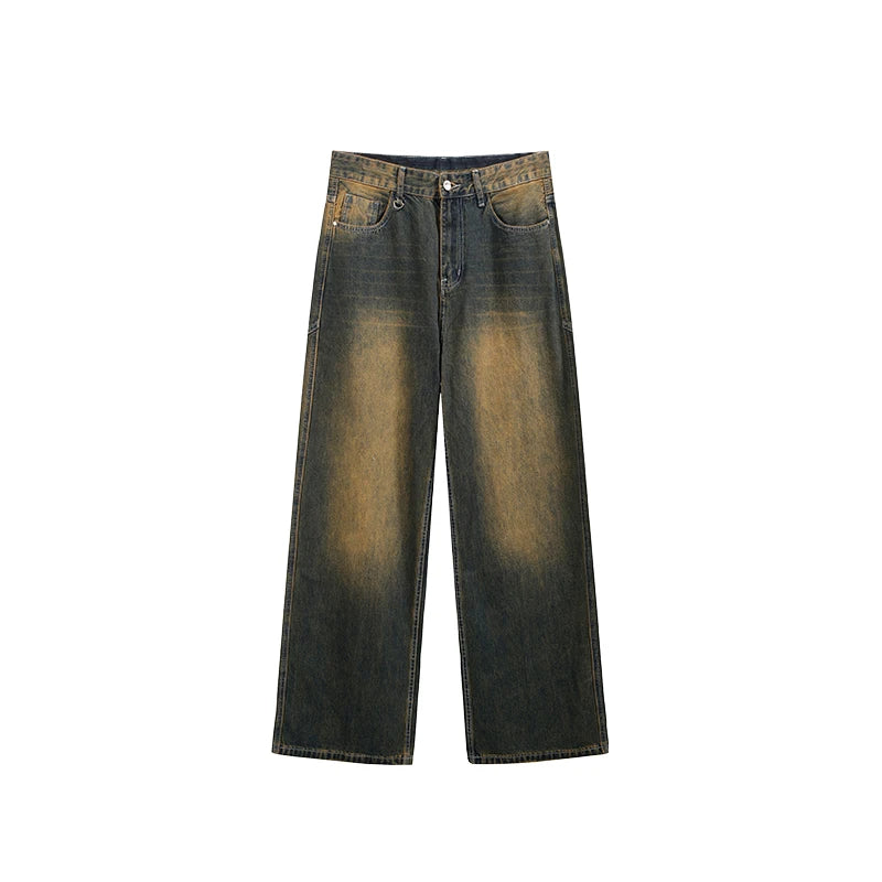 Retro Washed Unisex Denim Jeans