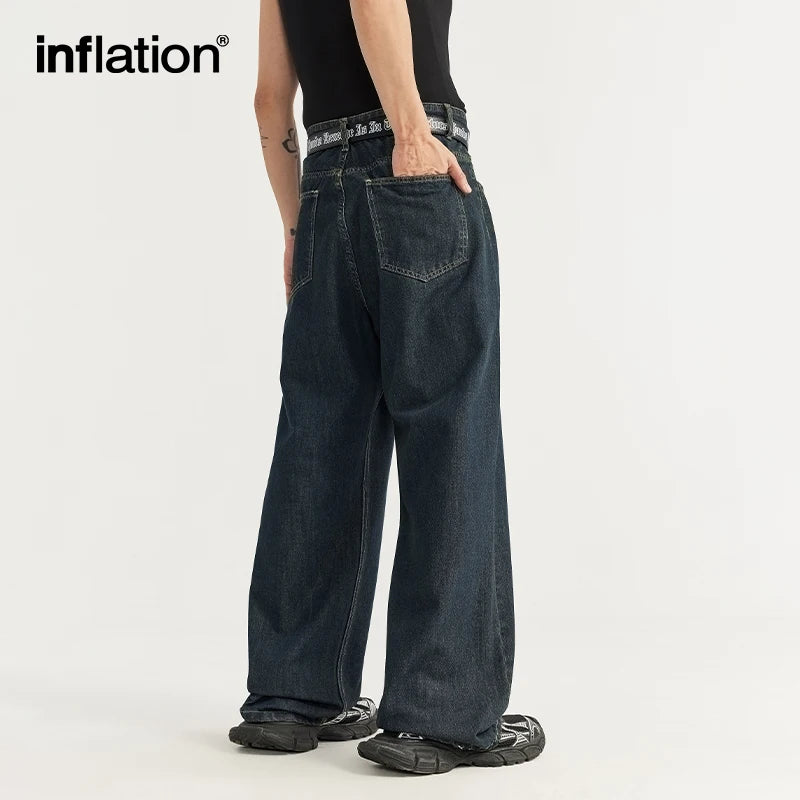 INFLATION Classic Wide Leg Jeans