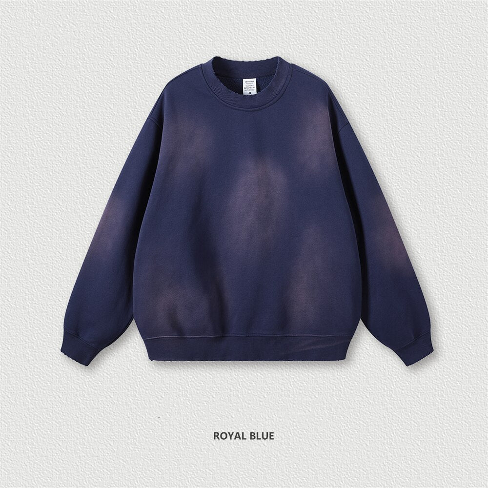 ZODF Monkey Washed Gradient Fleece Sweatshirt