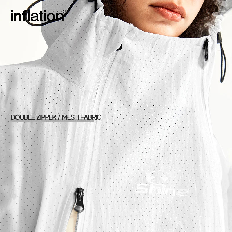 INFLAYION Outdoor Breathable Lightweight Double Zipper Jacket