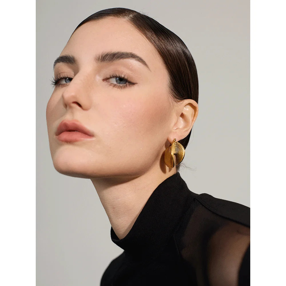 Geometric Statement Earrings