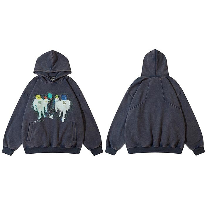 The Gang Shadow Painting Graphic Hoodie