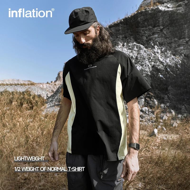 INFLATION 150gsm Contrast Color Hydrogen T-shirt