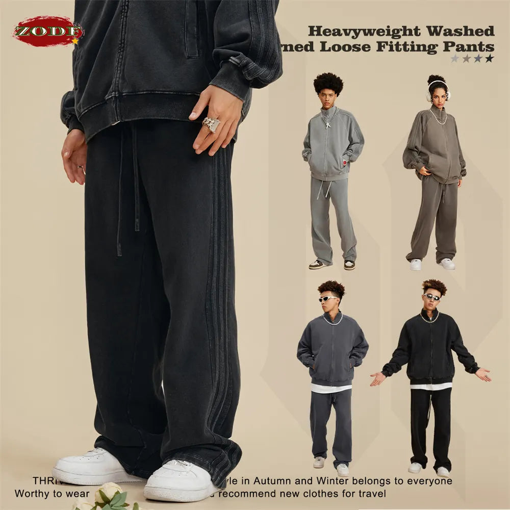 ZODF Washed High Street Oversized Sweatpants