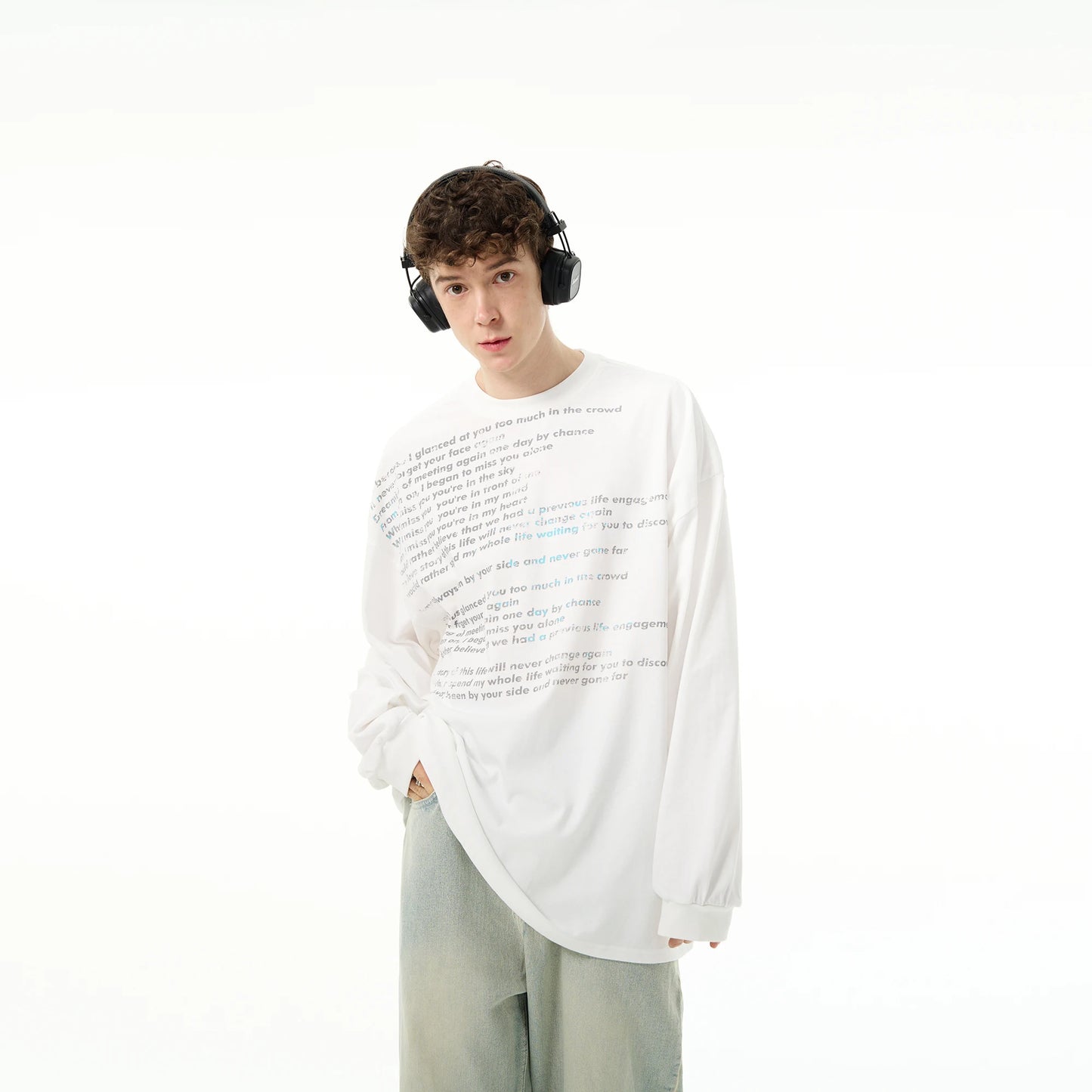 Letters Graphic Oversized T-Shirt