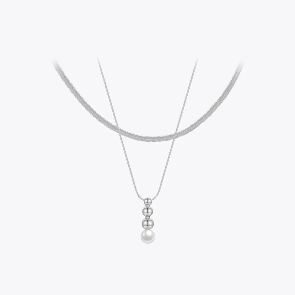 Para Mujer Snake Chain Pendant