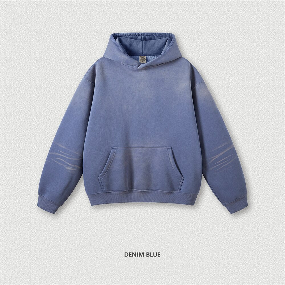 ZODF Gradient Moneky Washed Hoodies