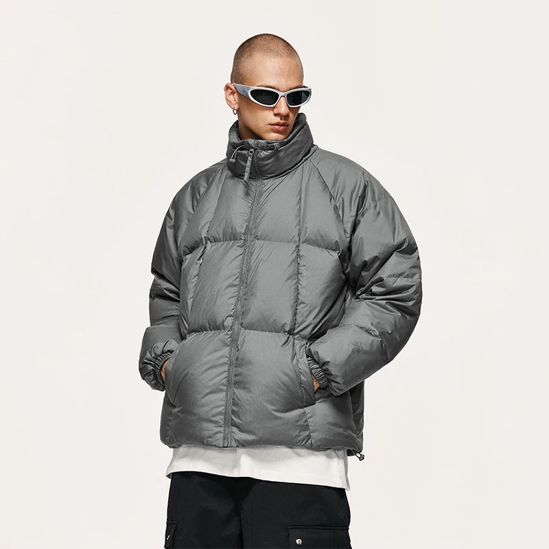 INFLATION Solid Color 90% White Duck Down Puffer Jacket