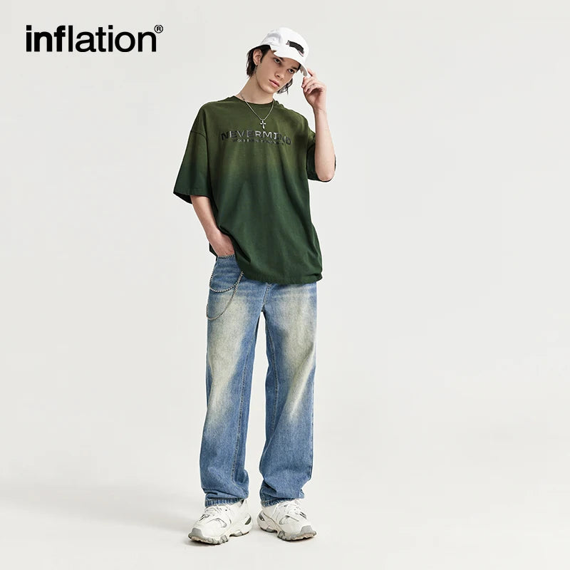 INFLATION Vintage Wash Baggy Jeans