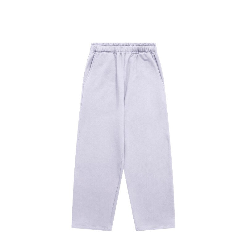 Stacked Heavy Weight Wide Leg Sweatpants