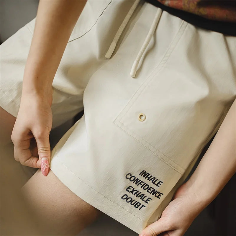 Vintage Style Loose Outdoor Cargo Shorts