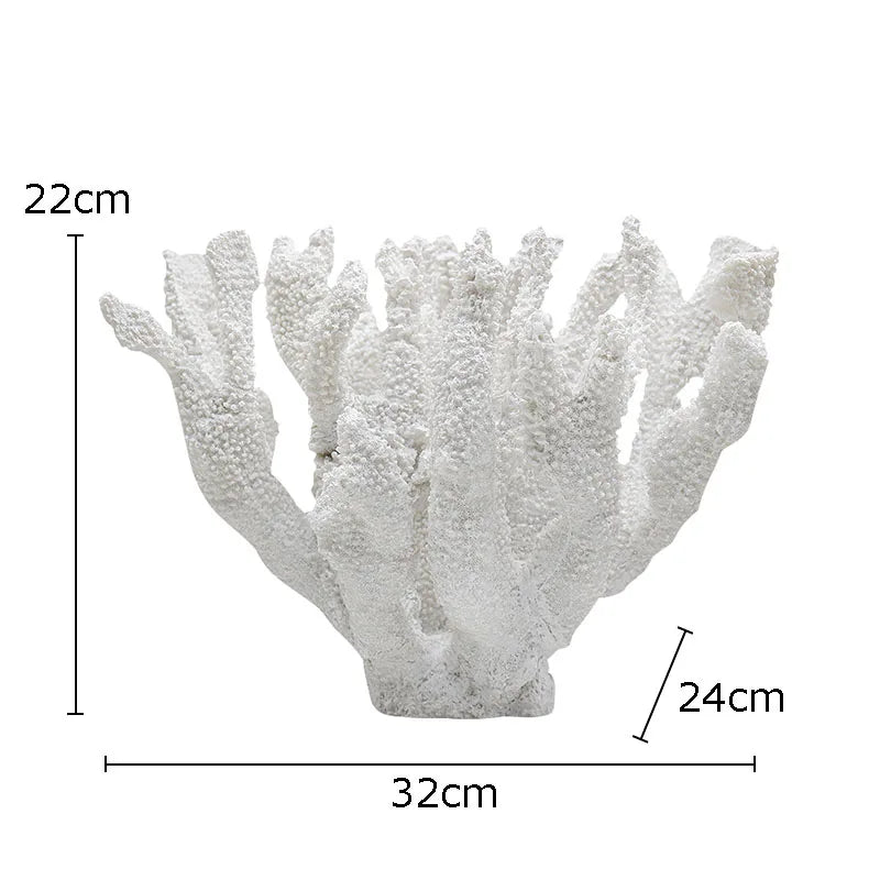 Creative Simulated Coral Resin Desk Decoration