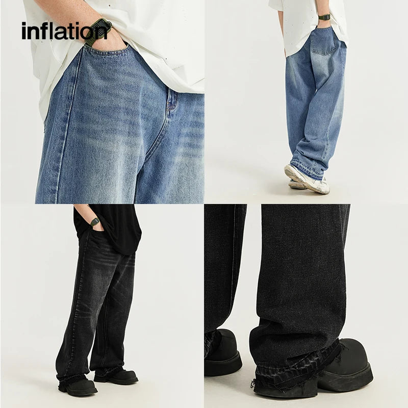 Elminaco Retro Washed Denim Jeans