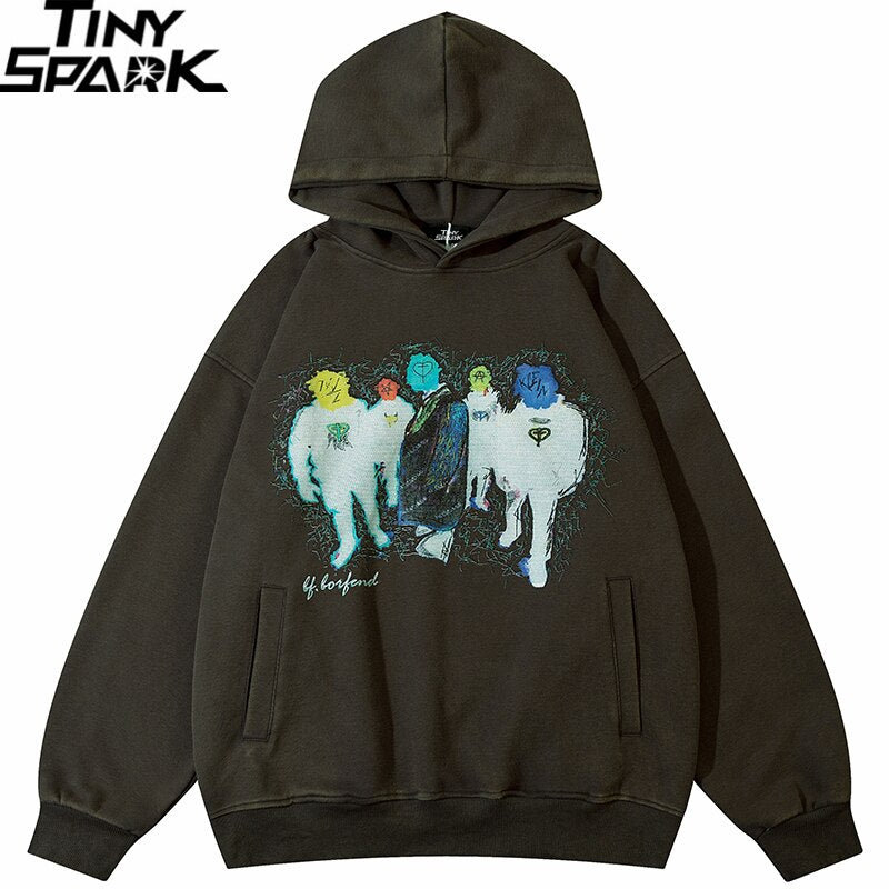 The Gang Shadow Painting Graphic Hoodie