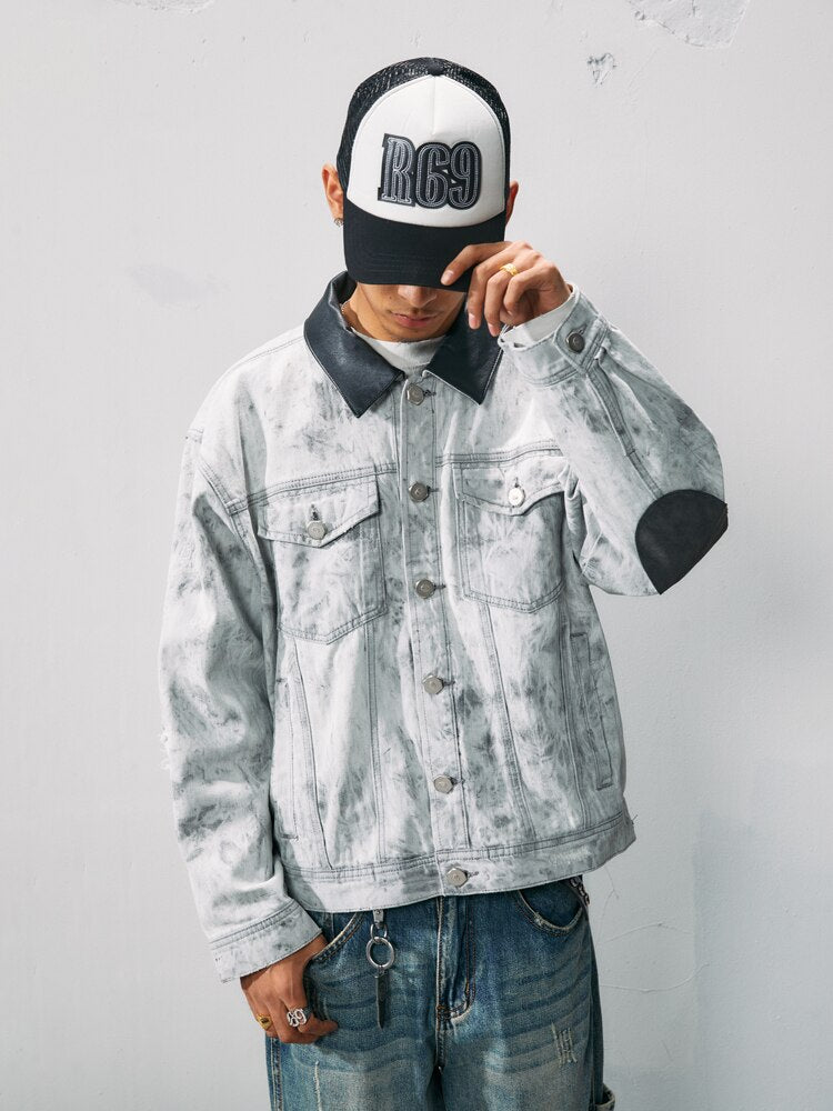 R69 Vintage Dirtyfit Denim Street Jacket