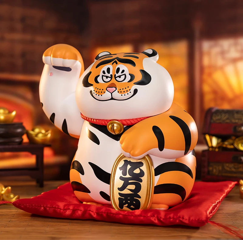 Chubby Tiger Collectible Toy Desktop Decoration