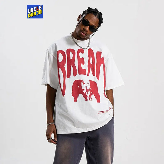 Break Graphic Oversized T-shirt