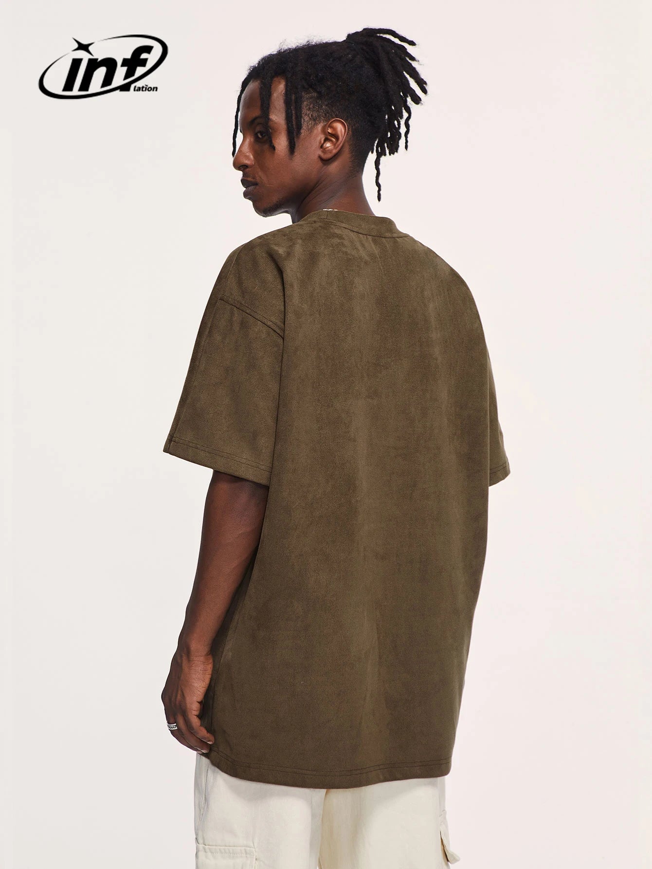 Atlantis Faux Suede Oversized T-shirts