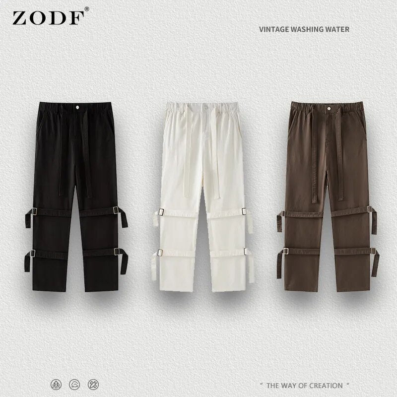 ZODF High Street Casual Straps Drawstring Trouser
