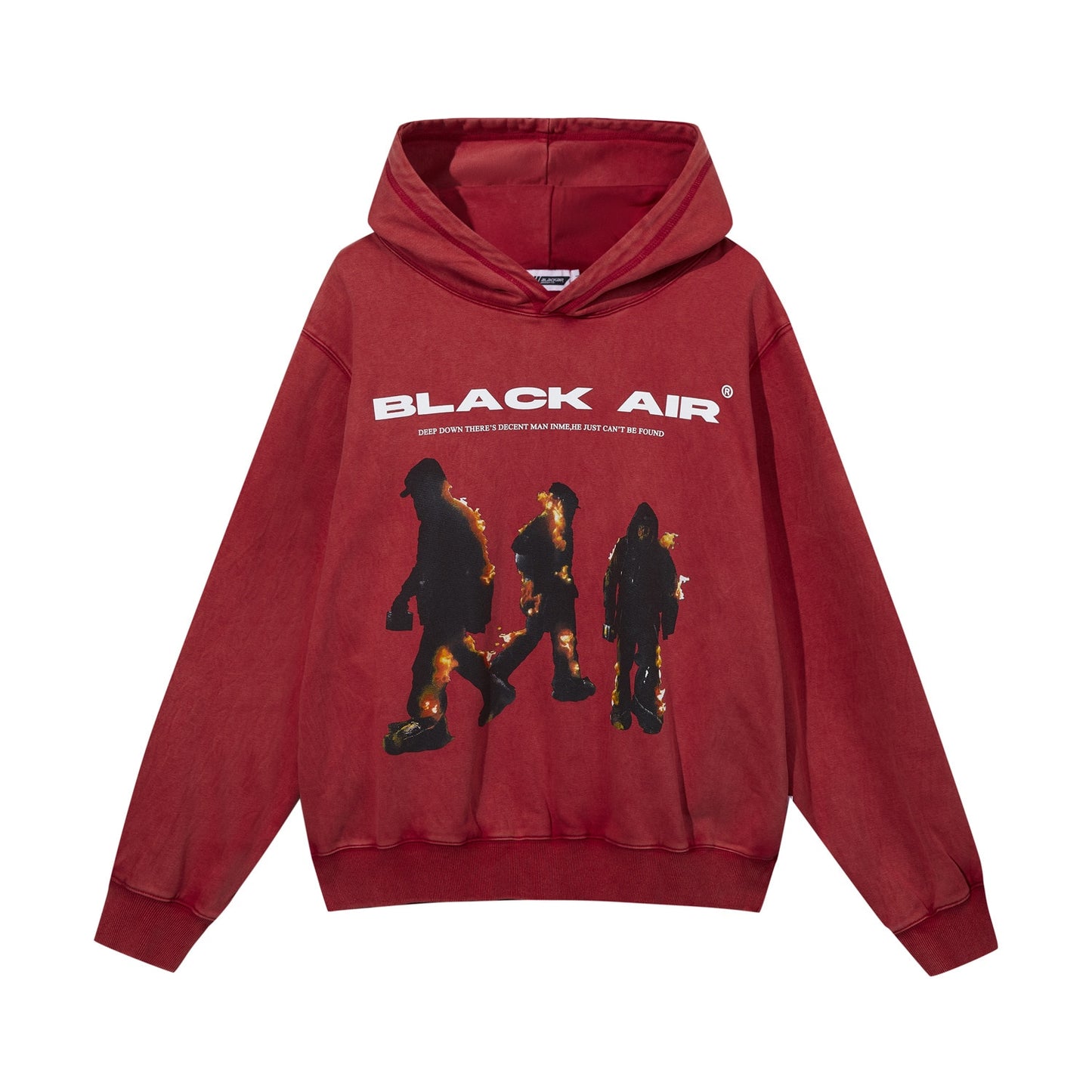BLACK AIR Body On Flame Graphic Hoodie